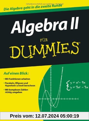 Algebra II für Dummies (Fur Dummies)